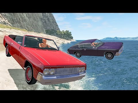 Water Car Splashes #1 - BeamNG DRIVE | SmashChan