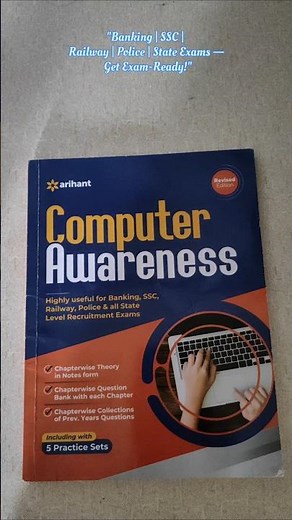 Computer Awareness Book for Govt Exams #banking #railways #ssc #govtexams #computerawareness
