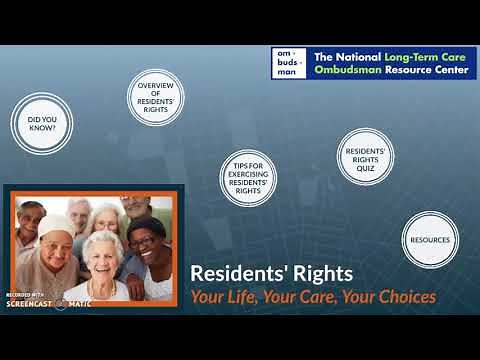 Residents' Rights: Your Life, Your Care, Your Choices