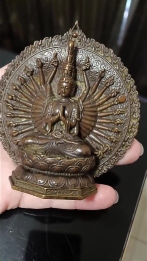 Handcrafted Copper Guanyin Statue, Thousand Arms Avalokiteshvara - Etsy New Zealand