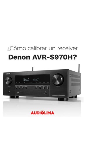 Descubre cómo calibrar tu receiver Denon AVR-S970H en nuestro reel. 🎥🔊 ¡Aprende los pasos clave para optimizar tu experiencia auditiva al máximo! 🌟 No te pierdas ningún detalle, mira el video completo ahora. #DenonAVR250 #CalibraciónDeSonido #AprendeConNosotros | Audiolima