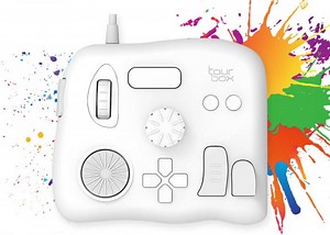 TourBox controller designed for Photoshop, Lightroom and more