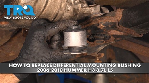 How to Replace Differential Mounting Bushing 2006-2010 Hummer H3 37 L5