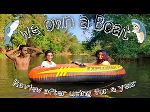 Intex Explorer 300 Review | Inflatable boat | ZI 11 | Summer Vibes #intex #explorer #fun