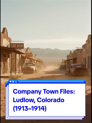 Company Town Files: Ludlow, Colorado (1913–1914) Company towns Labor history Coal mining strikes Company scrip Union battles Industrial disasters Forgotten workers Corporate control history Labor exploitation Workers rights history #union #truestory #americanhistory #coalmining #workersrights