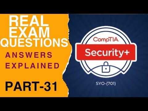 CompTIA Security+ SY0-701 Real Exam Questions-Part 31