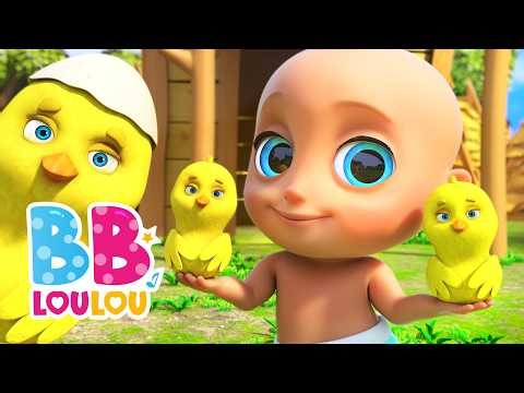 Une poule sur un mur 🐓 | Les meilleures rimes pour bébé et tout-petits | 1H15 | BB LouLou