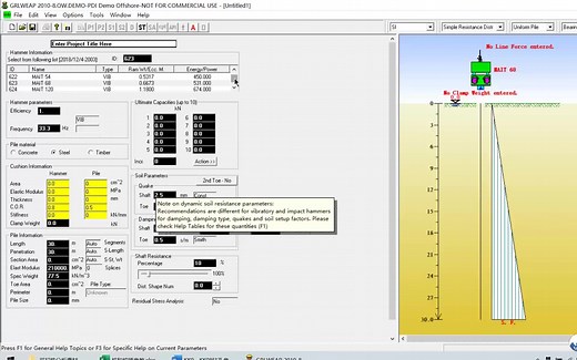 GRLWEAP打桩模拟软件培训②-软件操作