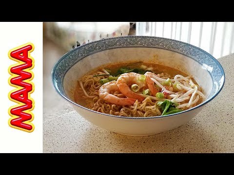 MAMA Shrimp Creamy Tom Yum - Instant Noodle Recipe Time - EP 141