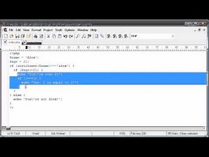 Beginner PHP Tutorial - 8 - Indentation
