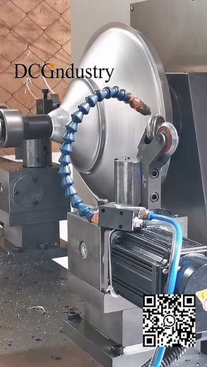 This Automatic Spinning Machine Shapes Metal with Precision #metalspinning #metalspinning #cnc