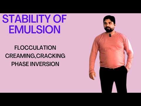 Stability Of Emulsion | Flocculation | Creaming | Cracking | Physical Pharmaceutics | L-10 Unit-3