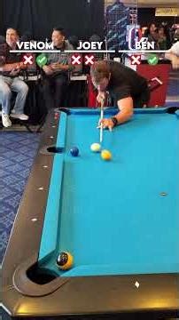 3-Players Pro Pool Battle! 🥊🎱❌✅