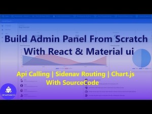 React Admin panel From Scratch With Material ui | Sidenav routing | Api Calling | Chart.js Graph