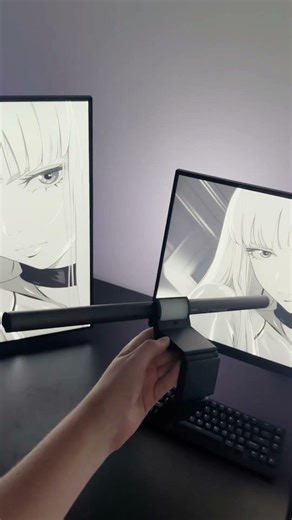 Quntis Monitor Light Bar with Remote with Backlight. #quntis #desksetup #monitorlight #gamingsetup