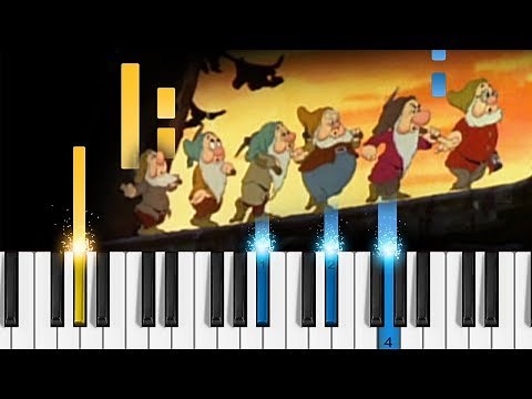 Heigh-Ho (Disney's Snow White) - Piano Tutorial