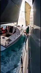 #fblifestyle A huge racing yacht tried to slip between two tiny boats — and came inches from smashing them! 😳⛵ The screams, the tension, the waves… everything happened at once. Pure chaos! 🌊⚡ #Sailing #YachtRace #NearMiss #SailingFail #BoatLife #OceanAdventures #SailingRace #CloseCall #HighAdrenaline #SailingVideo #GoProFootage #ViralShorts #OceanLife | Love Sailing