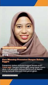 Cara Menutup Presentasi Dalam Bahasa Inggris #bahasainggris