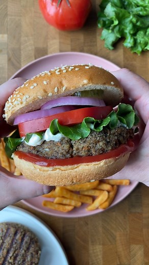 384K views · 642 reactions | This is LEGIT the BEST Veggie Burger...