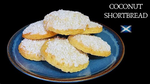 Coconut Shortbread | Scottish Shortcake Recipe