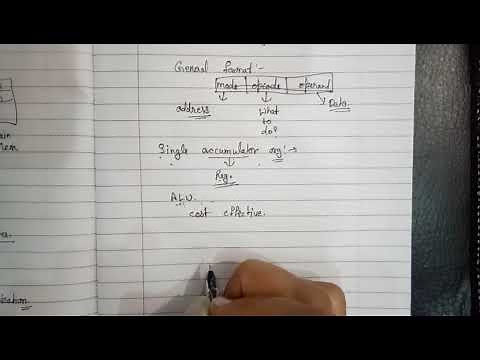 Lect 6 single accumulator organisation