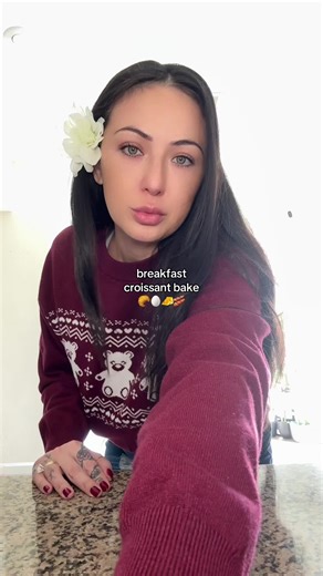 Christmas Croissant Bake for Breakfast