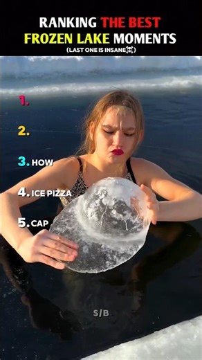 RANKING THE BEST FROZEN LAKE MOMENTS#usa