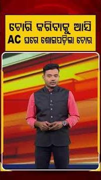 ଚୋରି କରିବାକୁ ଆସି AC ଘରେ ଶୋଇପଡିଲେ ଚୋର | Tired Thief Falls Asleep In AC Room During Burglary Attempt