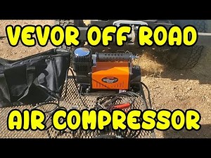 Vevor 12v 150 PSI Offroad Air Compressor for up to 35" tires. Test and review!