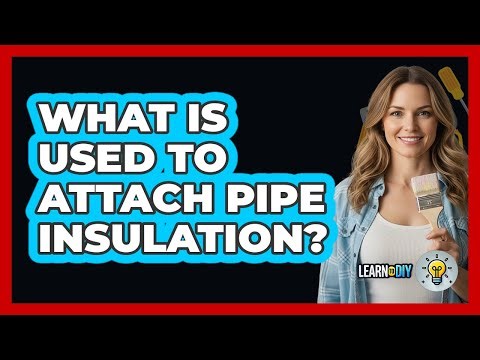 What Is Used To Attach Pipe Insulation?