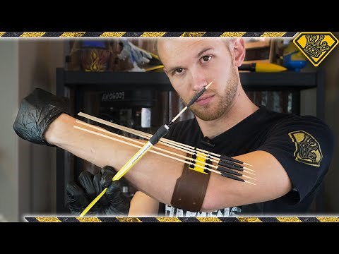 DIY Arm Mounted Skewer Shooter