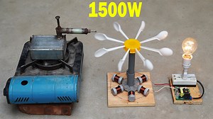 How To Make A Powerful Gas Turbine Generator Easily | Balcony Garden Ideas