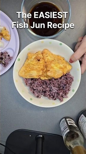 The EASIEST fish jun recipe to make at home 🐟🥚