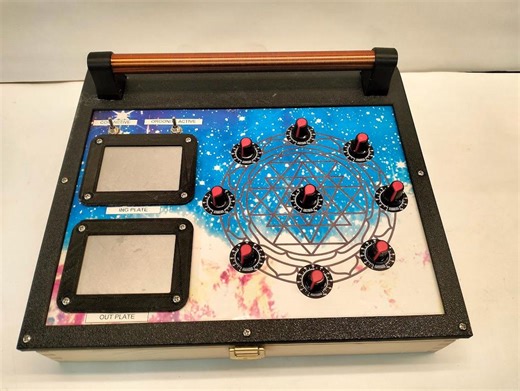 Radionics Machine 7-rate Passive Sacred Geometry Sri Yantra (sri Chakra)2 Copper Coil   Orgonite   3 Lakhovsky Model LK Radionic Sri Yantra2 - Etsy