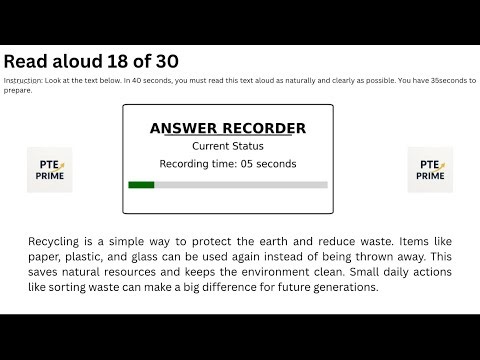 🎯PTE Academic & Core Read Aloud | 100% Real Exam Questions | Must Practice for 2026!