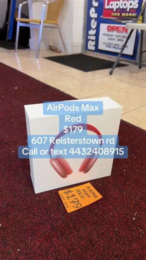 Please READ !!! All info is here. Just read !!! Also kindly share. NEW YEAR 2026 SALE. 1st come basis on everything. Monday through Saturday. 10am to 8pm. (Closed 3pm to 4.30pm for prayers🙏) Please Leave text msg on 4432408915 Address: 📍607 Reisterstown rd Md 21208. Bring Cash 💵. Share this AD 🙏 PLS KEENLY READ PRICELIST BELOW... 🏉🏀🥊 FIRESTICKS $80 📽🏉🏀🥊 FIRESTICKS (if you have one) $40 ✔️🍎AirPods Max RED (only one) $179 ✔️🍎IPhone 7, 32gb. unlocked. New $120🏃🏽‍♂️ ✔️🍎AirPods pro wi