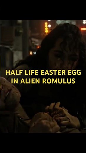 HALF LIFE EASTER EGG IN ALIEN ROMULUS #halflife #easteregg #alien #horror #videogames #movie #steam