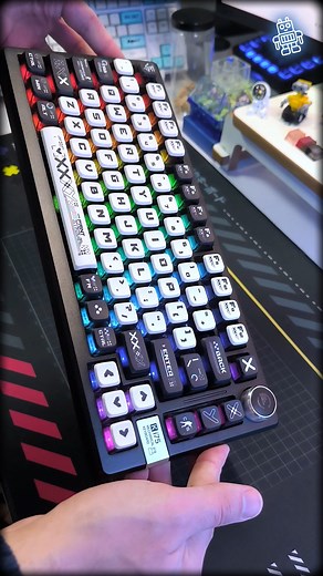 The Solakaka Ki75 is a budget-friendly 75% mechanical keyboard with a gasket-mounted design, offering a soft, muted typing experience. With tri-mode connectivity and hot-swappable switches, it’s a solid option for those looking for a flexible and customizable build. Key Features: - 75% Layout with Gasket Mount – Softer typing feel with a polycarbonate plate and multiple layers of foam dampening. - Tri-Mode Connectivity – Supports wired (USB-C), Bluetooth, and 2.4GHz wireless for versatility acro