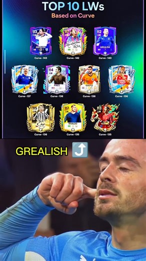 💀Ronaldinho 117 Vs Grealish 113 Vs All LW🔥⚡ Based on Curve #fcmobile #fifamobile #fcmobileid