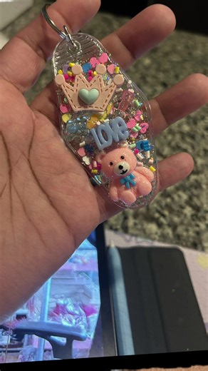 Cutest thing ever!! Junk keychains for the win #2. Everyone is uniquely made