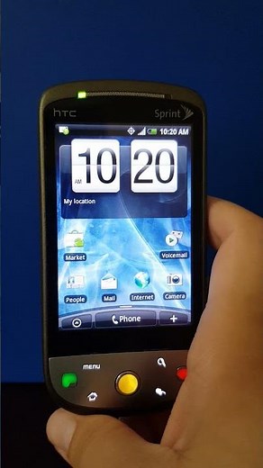 HTC Hero 200 incoming message