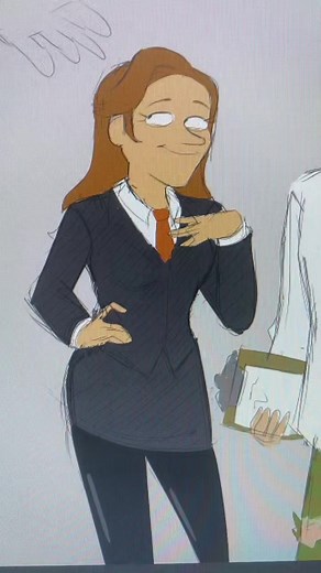 Shart tiktok but hey genderbent designs #insidejob #bretthand #reaganridley #breagan #netflix #genderbent