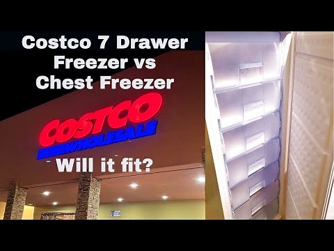 Costco Upright Freezer 7-Drawer vs Chest Freezer-WILL IT FIT? Hamilton Beach 11 cubic feet