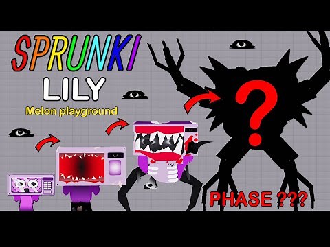 NEW EVOLUTION OF LILY SPRUNKI In People Playground