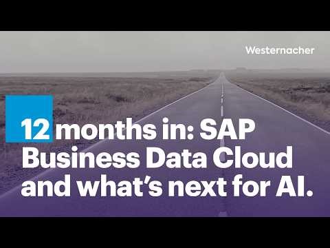 12 months in: SAP Business Data Cloud and what’s next for AI