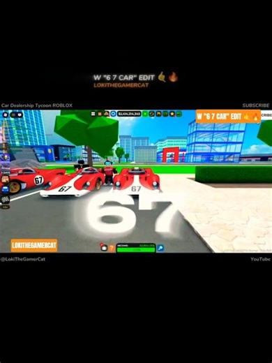 W "6 7 Car" Edit 🤙🔥 #roblox #cardealershiptycoon #youtubeshorts #shortsfeed ##capcut #cdt #677 #loki