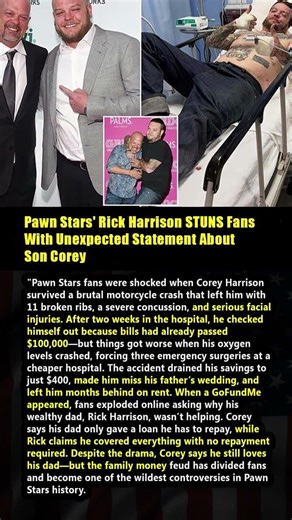 😭Pawn Stars' Rick Harrison STUNS Fans With Unexpected Statement About Son Corey #shorts