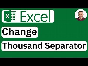 How to Change Thousand Separator in Excel - Easy to Follow