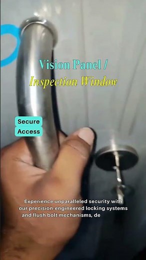 Fire Rated Steel Door Installation | Fire Door with Vision Panel & D Handle Suniti Fire Door