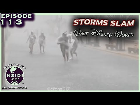 Walt Disney World Floods Again as Storms Slam Resort